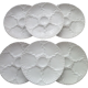 Set of 6 oyster plates in Bavarian porcelain Bareuther