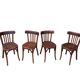 Set de 4 chaises bistrot Baumann