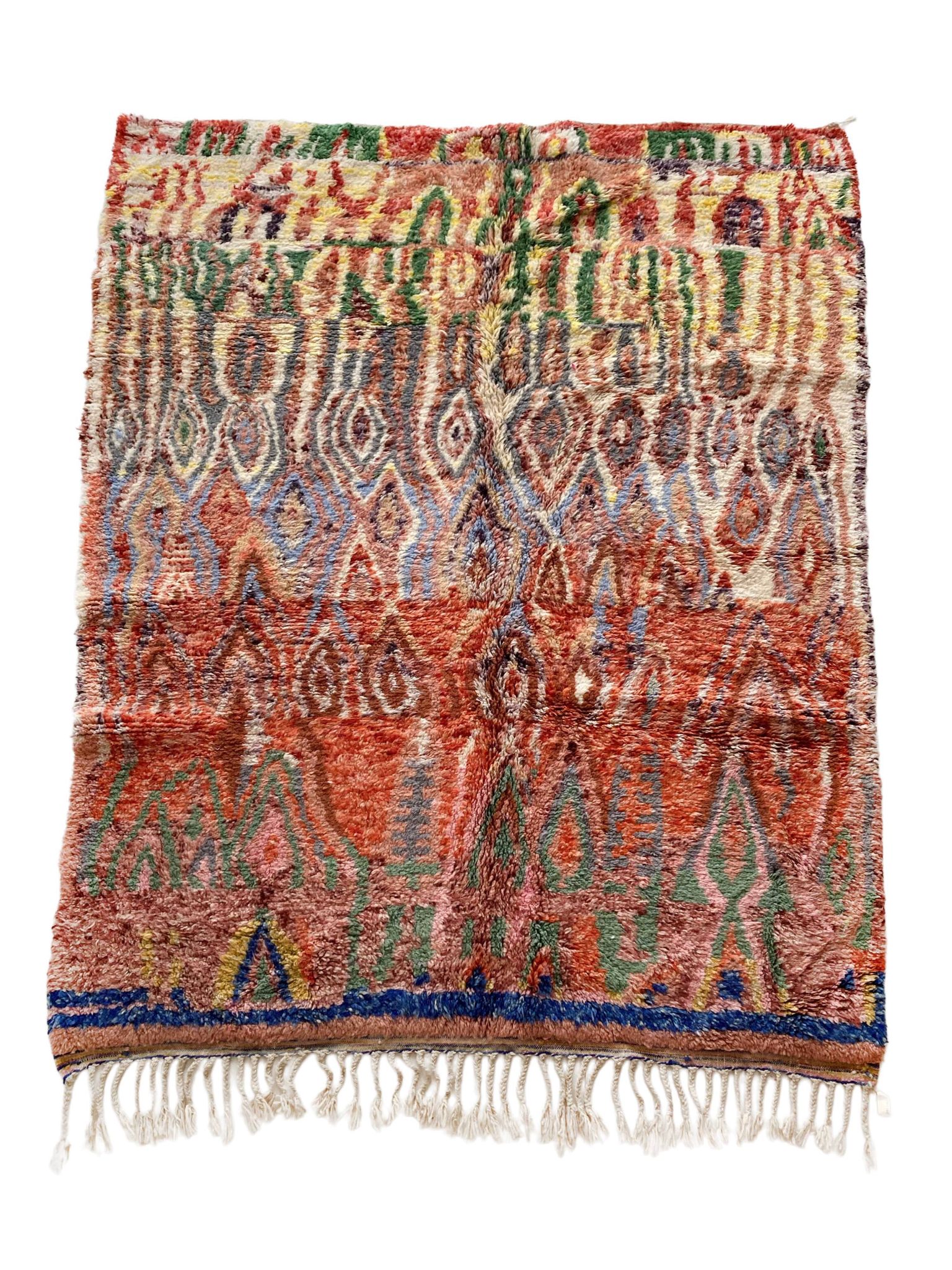 Tapis berbère marocain Beni Ouarain, 248x168cm