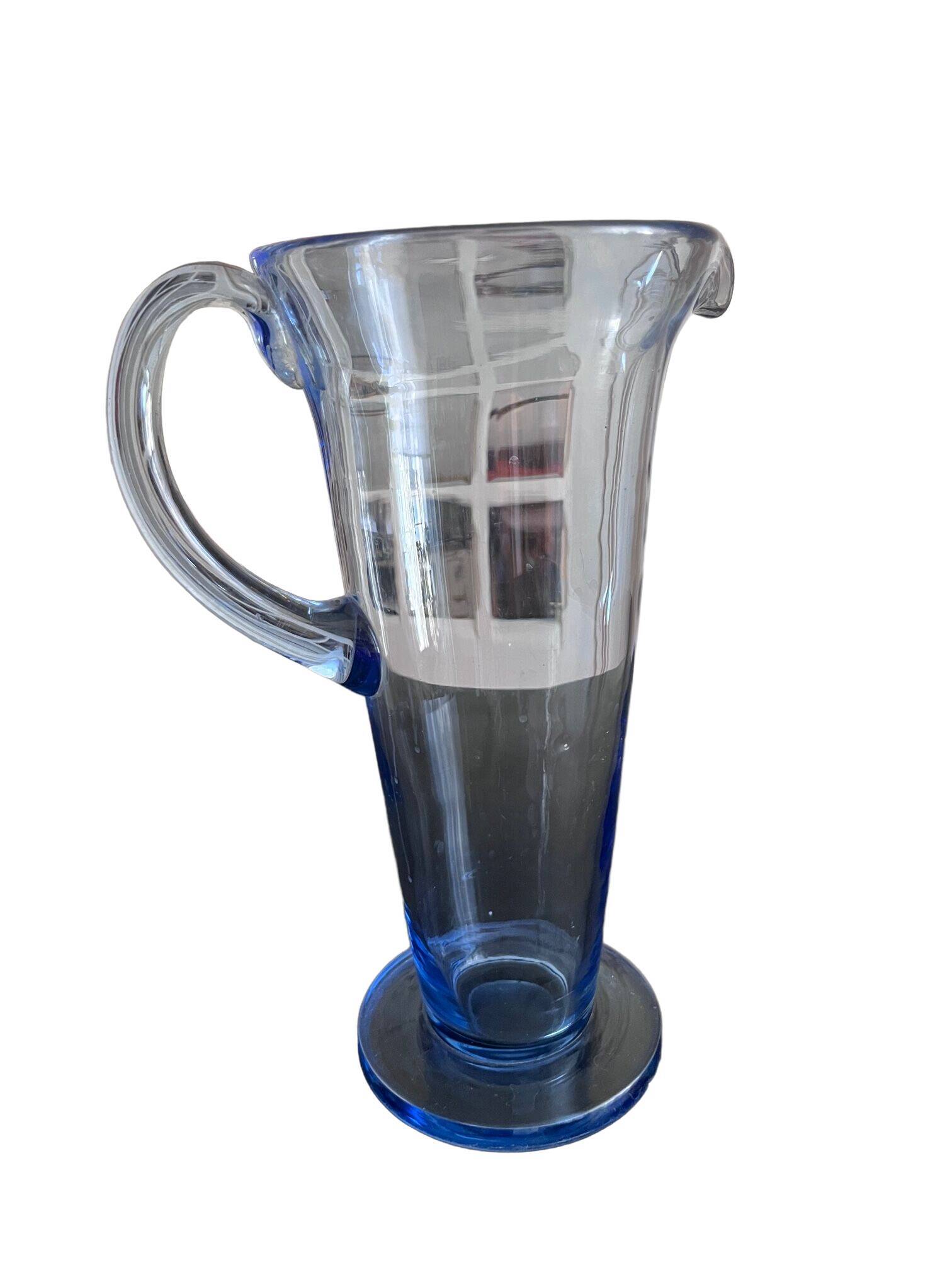 Vintage glass pitcher