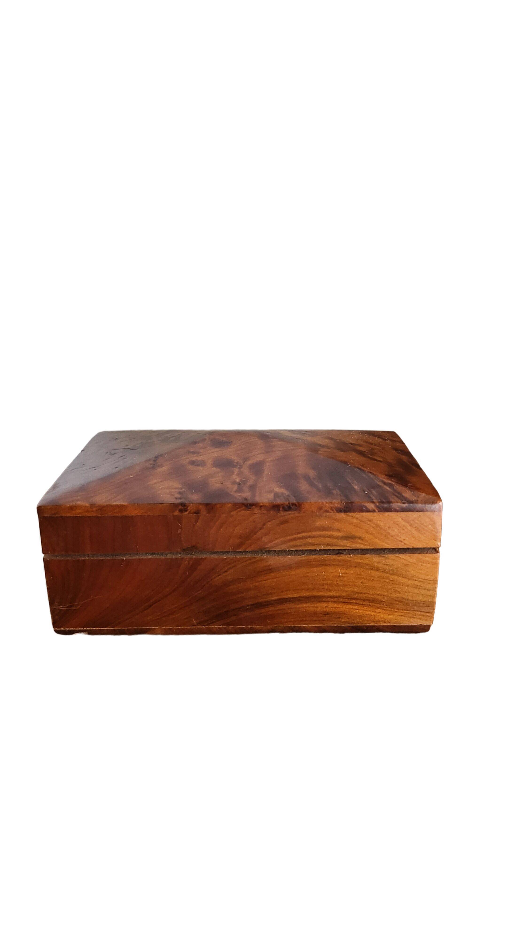 Jewelry box in noble wood