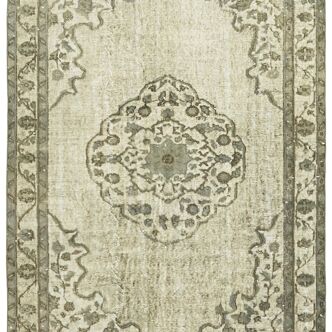Hand-Knotted carpet, Anatolian, 1970s, 169x259 cm, grey