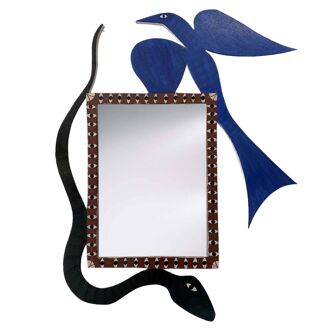 Wooden mirror