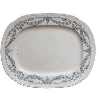 Iron earth dish "Louis XVI" U&C Sarreguemines