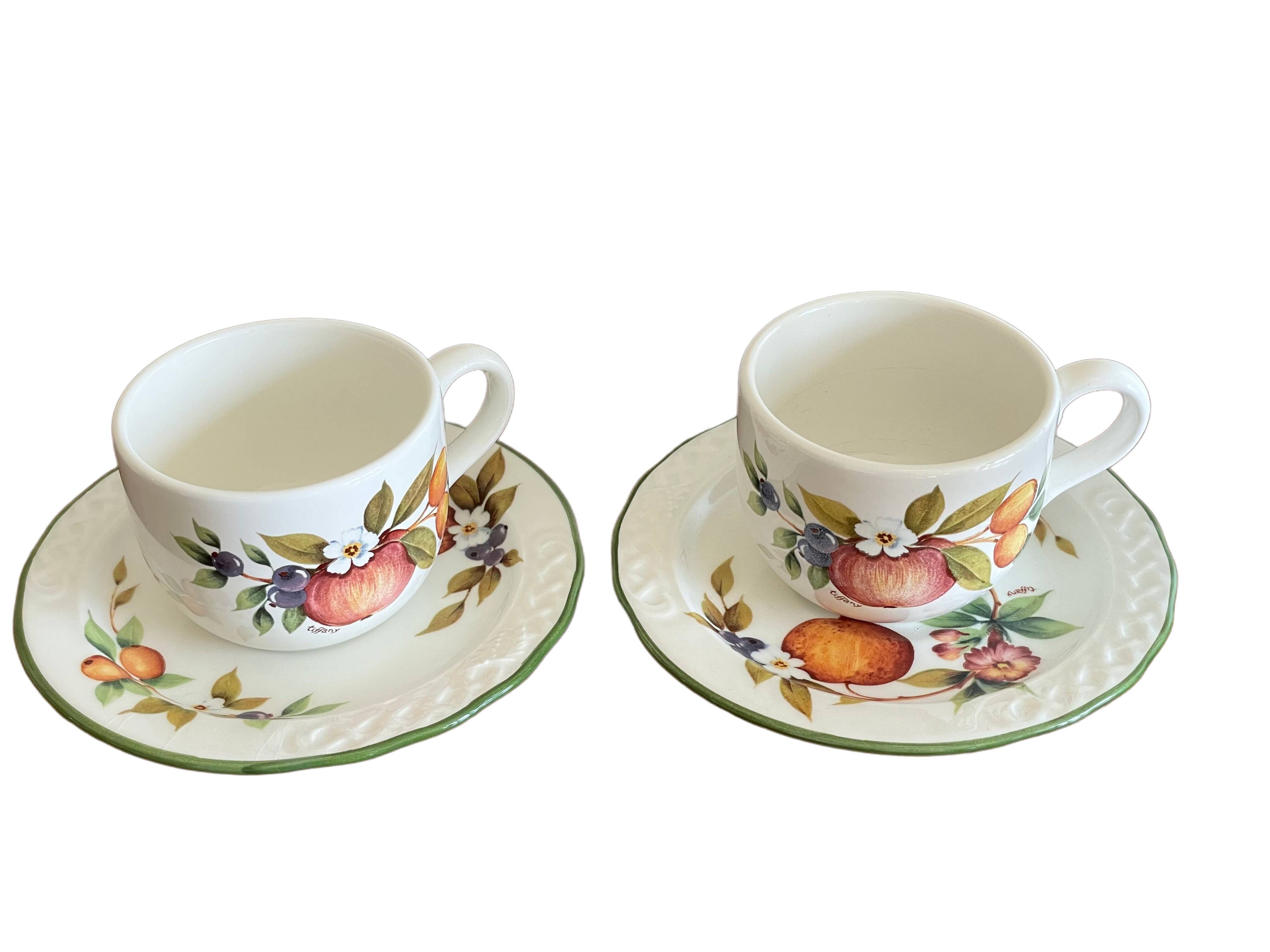 Duo of Tiffany Italy cups