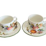 Duo of Tiffany Italy cups