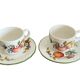 Duo of Tiffany Italy cups