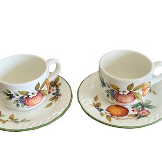 Duo of Tiffany Italy cups