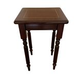 End of sofa, small coffee table style