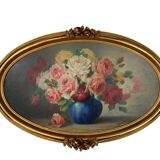 Painting bouquet of roses