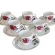 6 vintage coffee cups Sarreguemines and Digoin