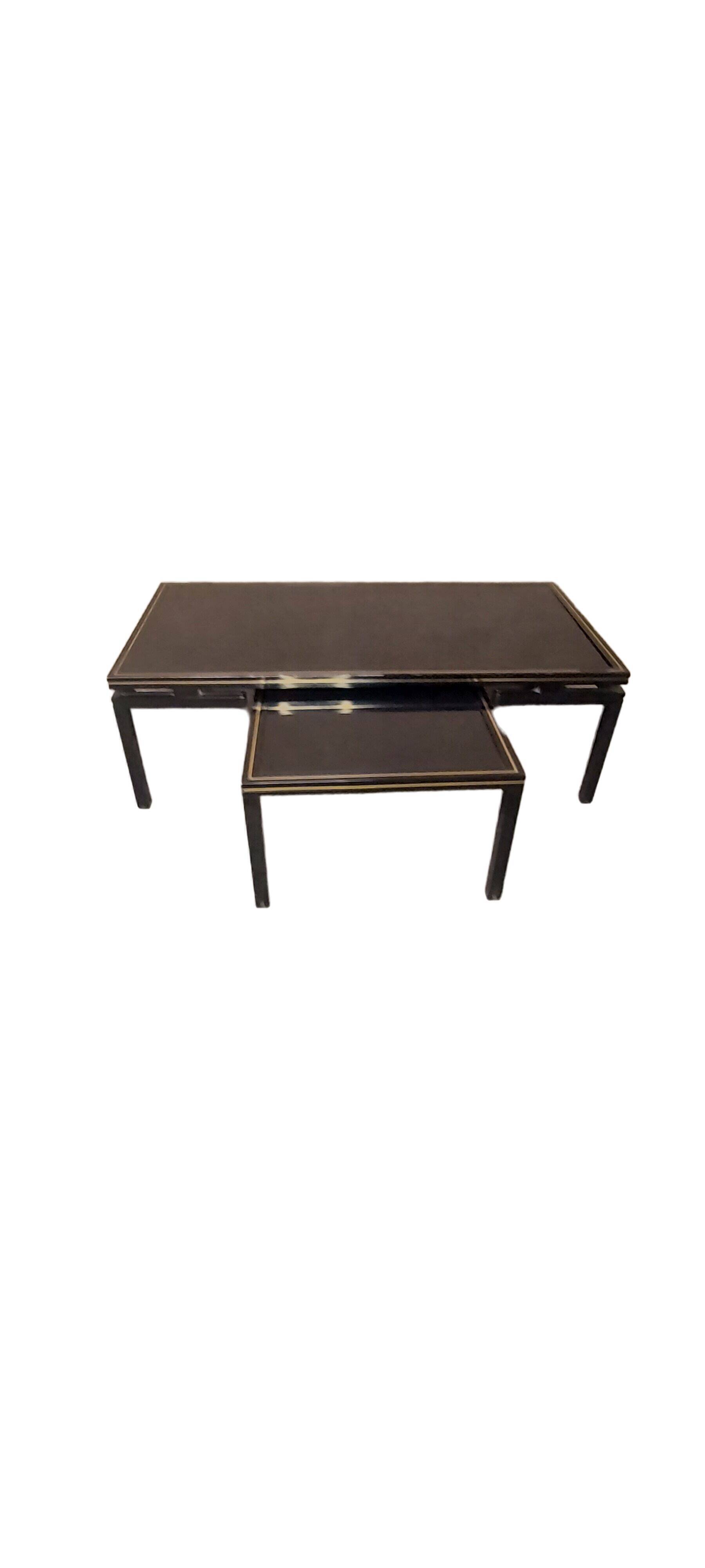 Pierre Vandel Paris nesting coffee table circa 1970