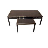 Pierre Vandel Paris nesting coffee table circa 1970