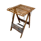 Old folding fishing stool