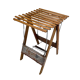Old folding fishing stool