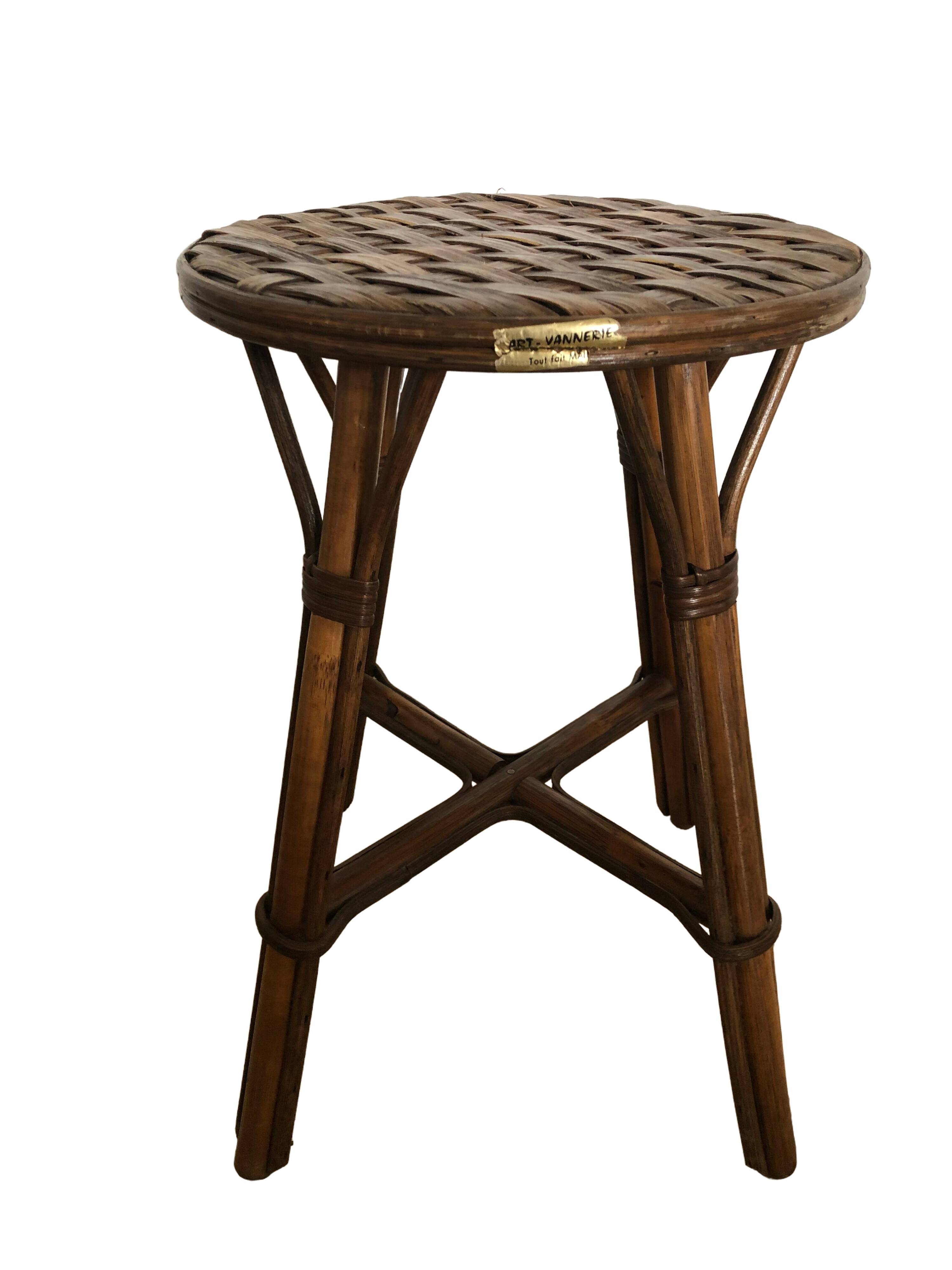 Rattan stool