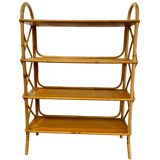 Rattan shelf