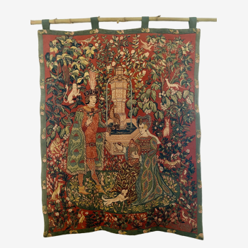 Tapestry "The Novel of the Rose" by Anne Roland Aknin 1985