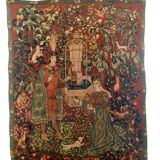 Tapisserie « Le Roman de la Rose » par Anne Roland Aknin 1985