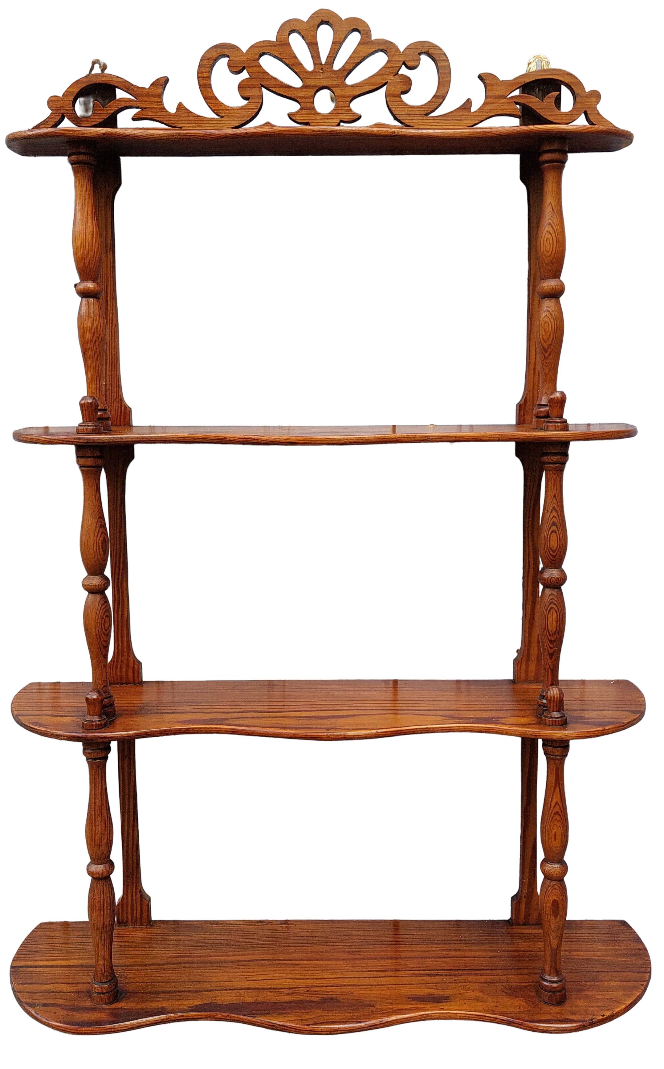 Napoleon III wooden shelf