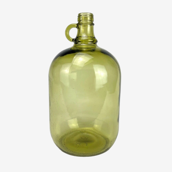 Bottle with handle 4 liters almond green