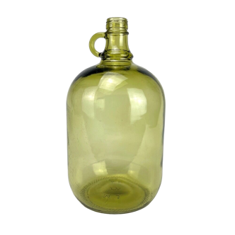 Bottle with handle 4 liters almond green