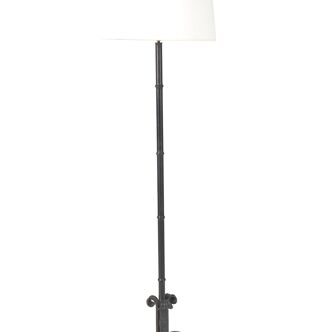 Wrought iron floor lamp 1950s.