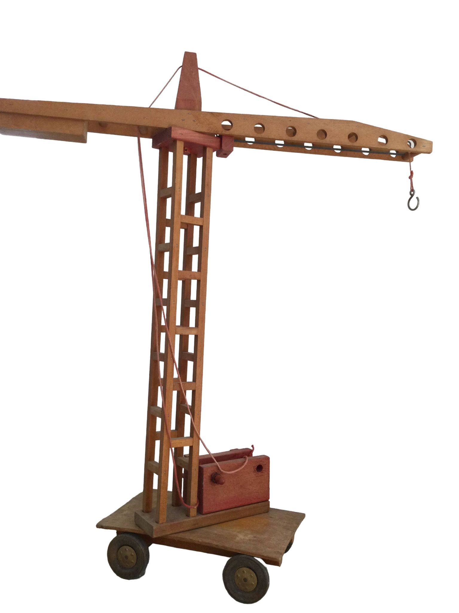 Ancienne grue en bois Dejou