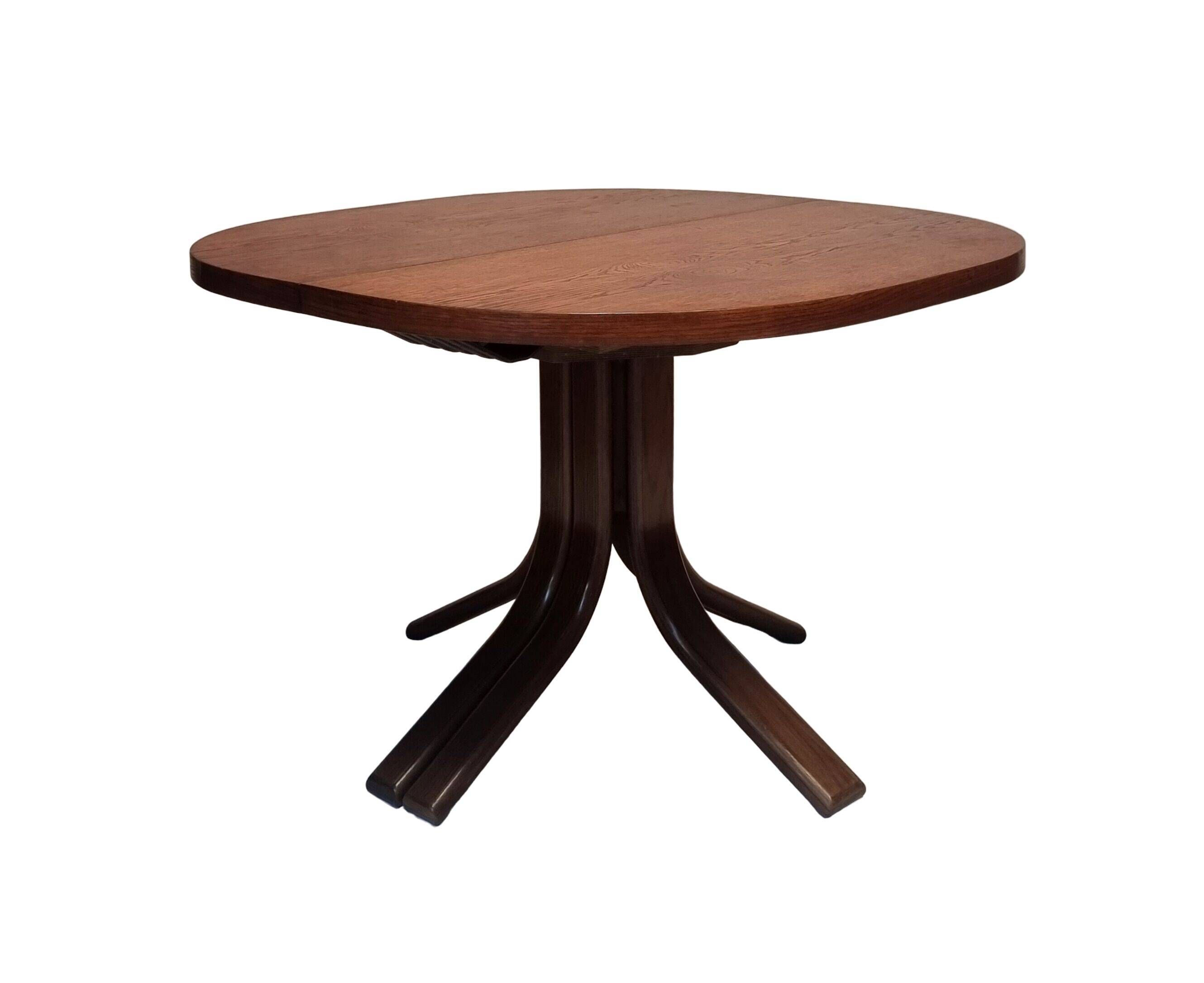 Table by Bruno Rey for Dietiker by the workshop "Stuhl aus Stein am Rhein" - Oak - Ca 1970