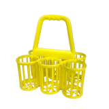 Vintage yellow bottle holders