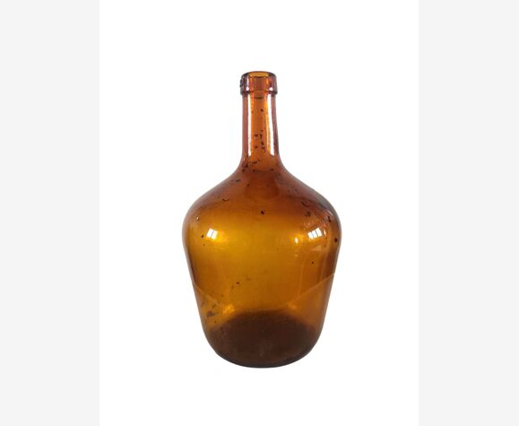 Bombonne ancienne 2 litres orange viresa