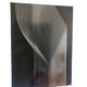 Tableau cinétique vintage sur plaque inox