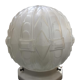 Ceiling lamp wall lamp old globe glass paste white model geometric decoration Ø 16 cm Art Deco 1930