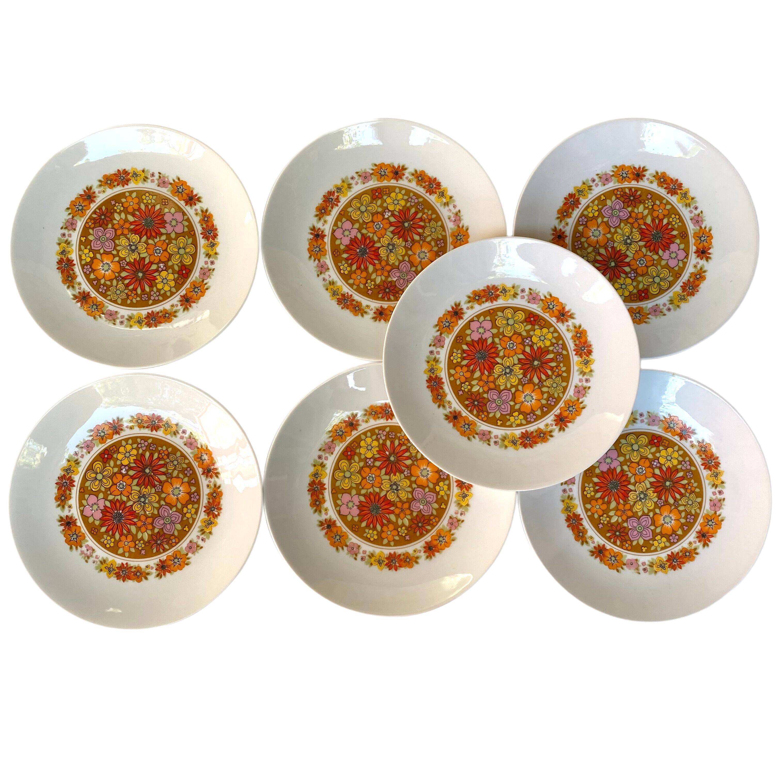 Vintage dessert plates made of bavaria Germany porcelain