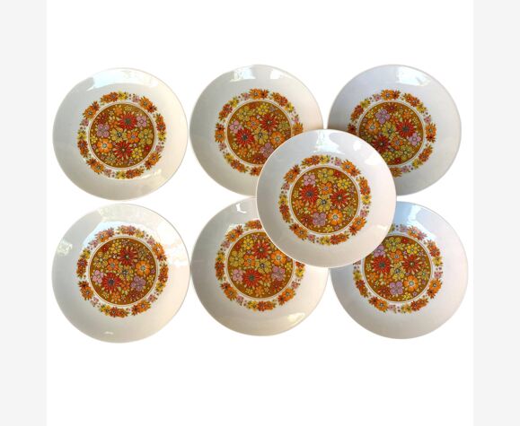 Assiettes à dessert vintage en porcelaine Bavaria Germany