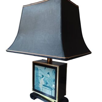 Lampe d'ambiance " Tu chin Du jin " par maison le Dauphin vintage 1970