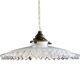 Opaline suspension pleated edges delivered with new-socket cable and old claw
