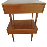 Pair of vintage bedside tables