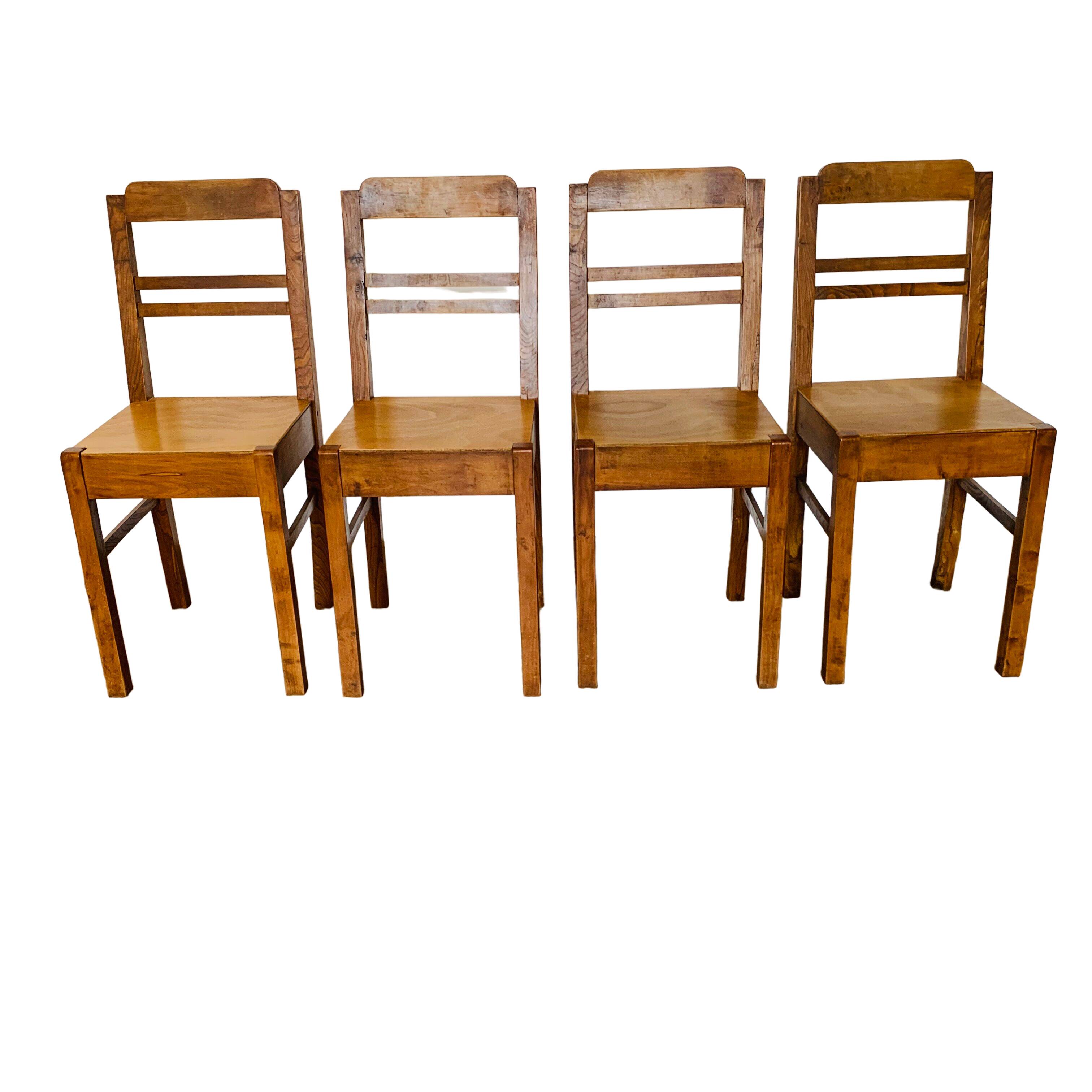 Set of 4 chairs 60s