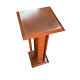 Furniture table light varnished wood modern style