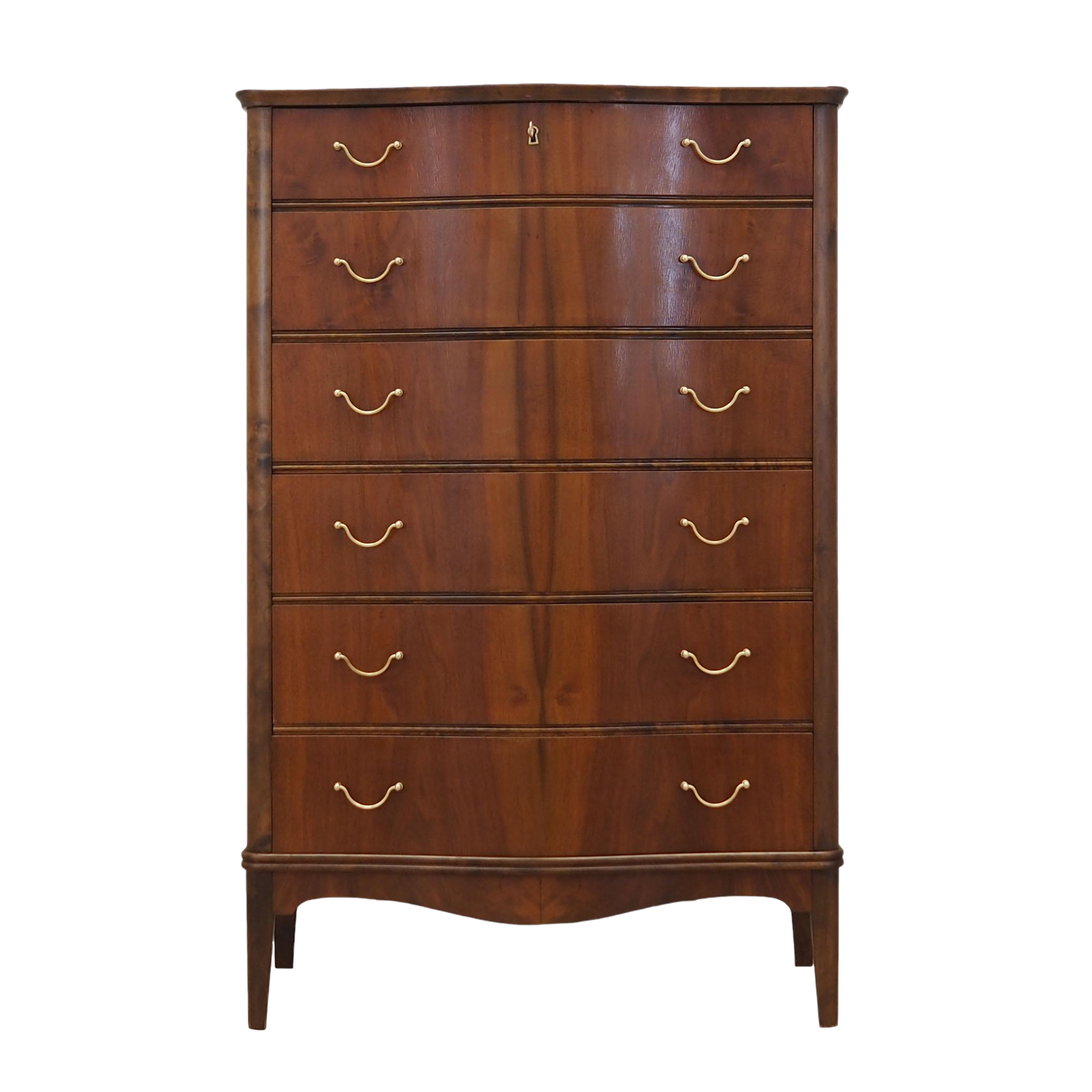 Walnut chest of drawers, Danish design, 1960s, production: Denmark