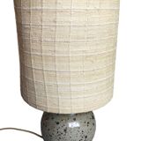 Ceramic table lamp and fabrics