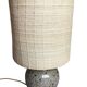 Ceramic table lamp and fabrics