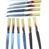 11 Pradel knives art deco style