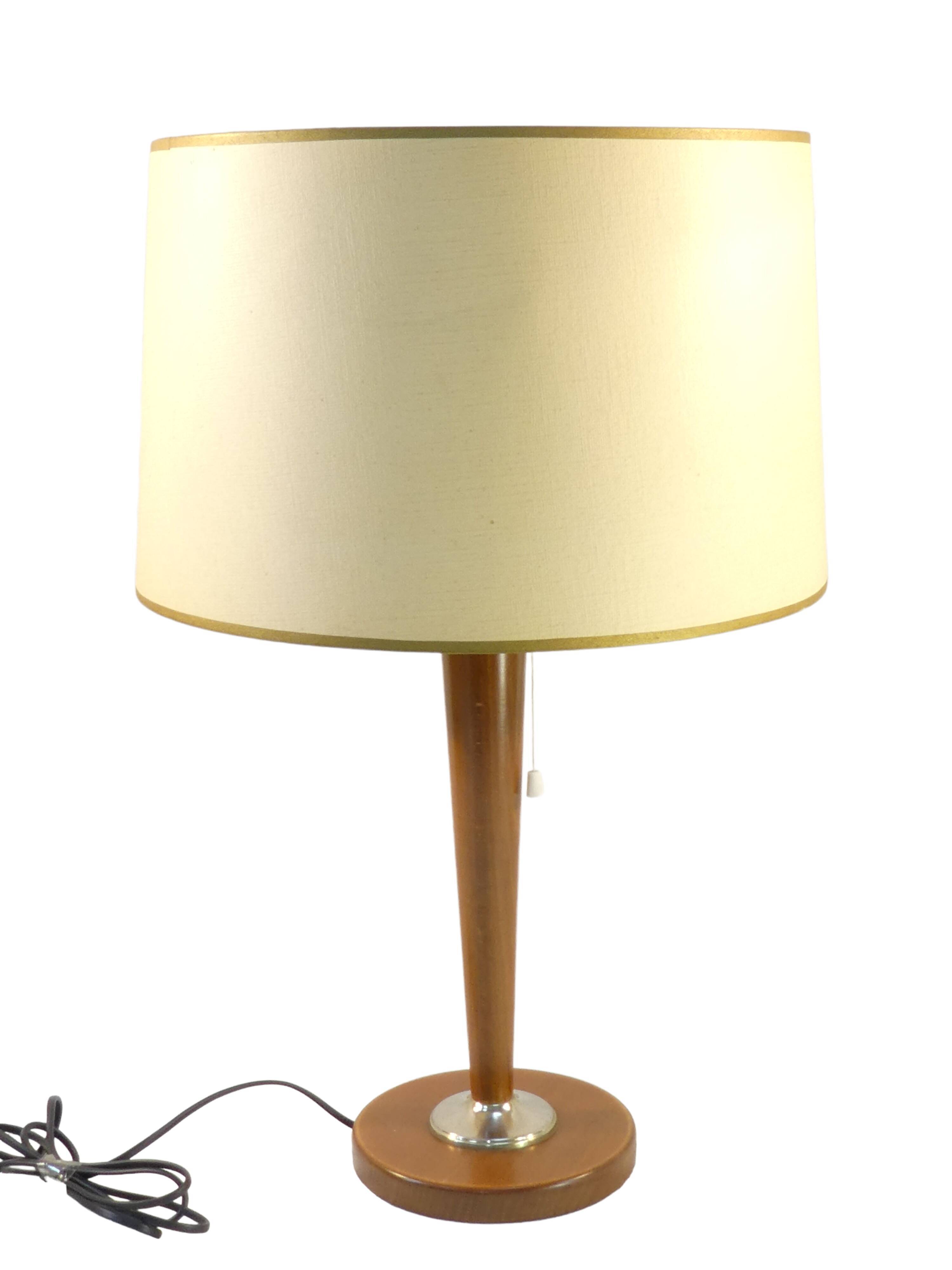 Mazda style lum desk lamp in box and chrome metal