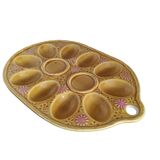 Vintage egg tray in glazed stoneware