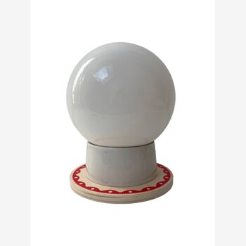 Ceramic ball wall lamp