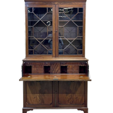 Nineteenth-century English mahogany scriban