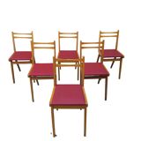 Six vintage chairs