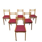 Six vintage chairs